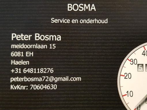 Bosma Onderhoud en Service